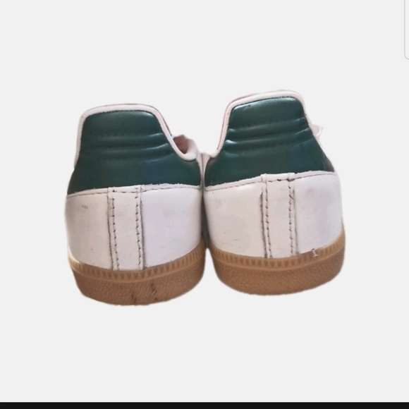 Adidas Samba Kids XLG Athletic Shoe In White / Collegiate Green / Pantone 2 - Picture 5 of 14